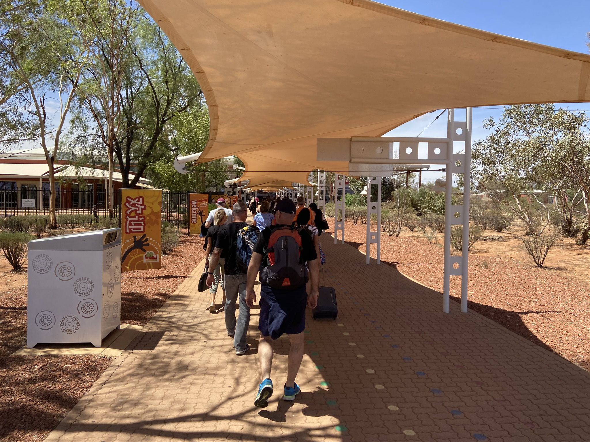 Ankunft in Alice Springs